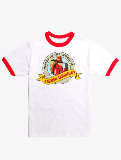where in the world is carmen sandiego shirt